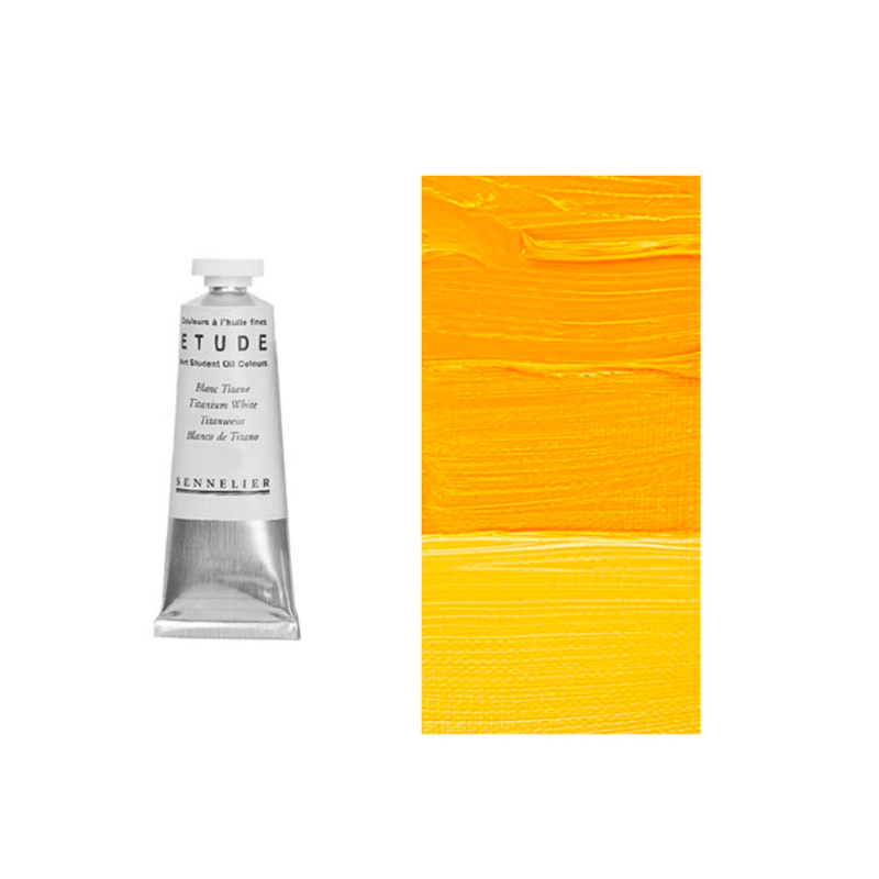 Huile étude - Jaune orangé - 34 ML