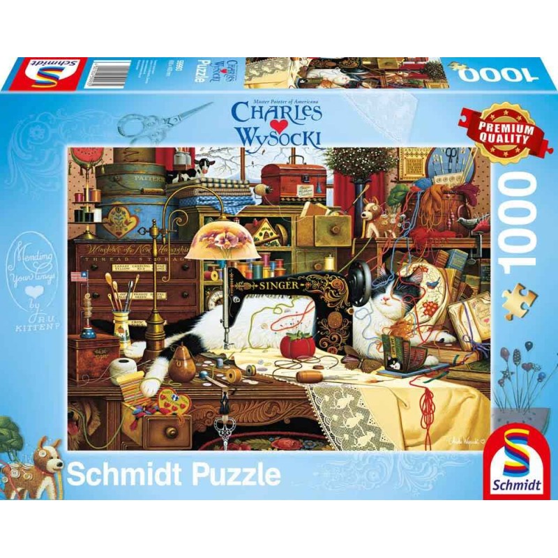 Schmidt - Puzzle 1000 pièces - Maggie la bordelique