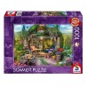 Schmidt - Puzzle 1000 pièces - Cabane dans les vignobles