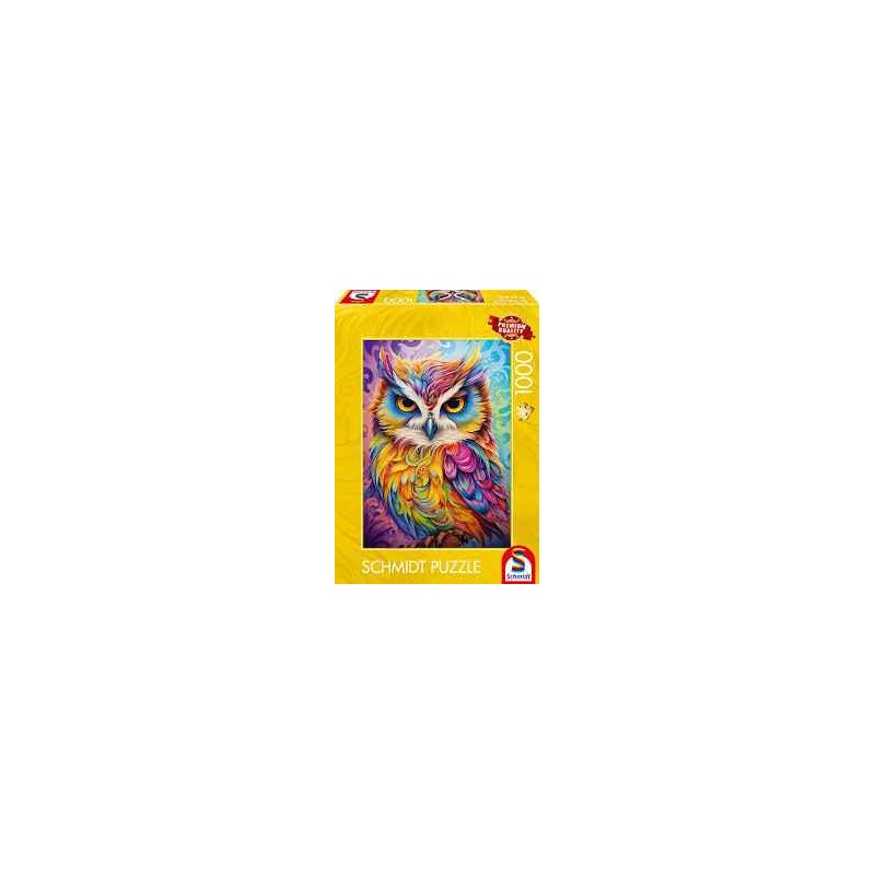Schmidt - Puzzle 1000 pièces - Hibou perroquet