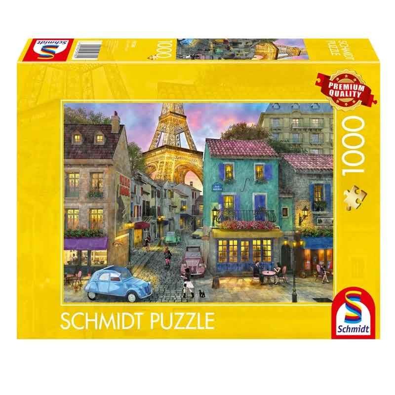 Schmidt - Puzzle 1000 pièces - Dans les rues de Paris