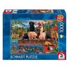 Schmidt - Puzzle 1000 pièces - Villegiature canine