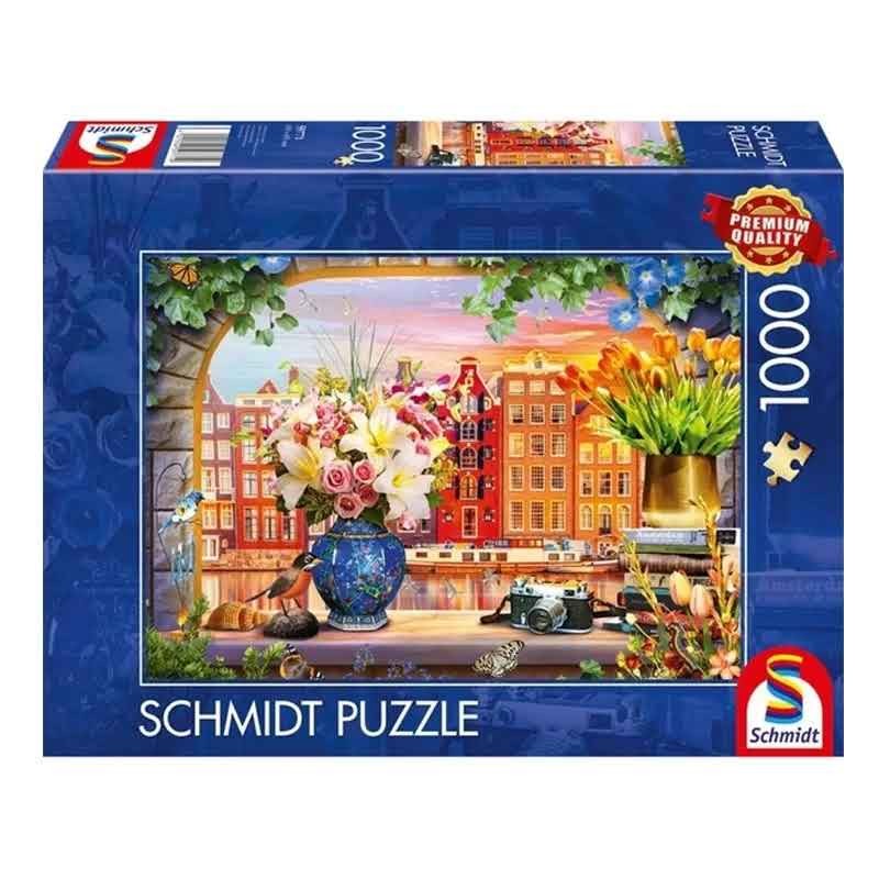 Schmidt - Puzzle 1000 pièces - Visite à Amsterdam