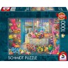 Schmidt - Puzzle 1000 pièces - Ambiance colorée chez le fleuriste
