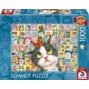 Schmidt - Puzzle 1000 pièces - Mimique de chat