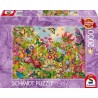 Schmidt - Puzzle 2000 pièces - Magnifique jardin de papillons