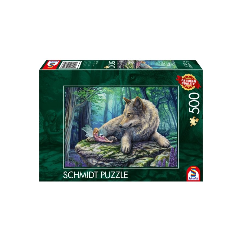 Schmidt - Puzzle 500 pièces - La fée et son loup
