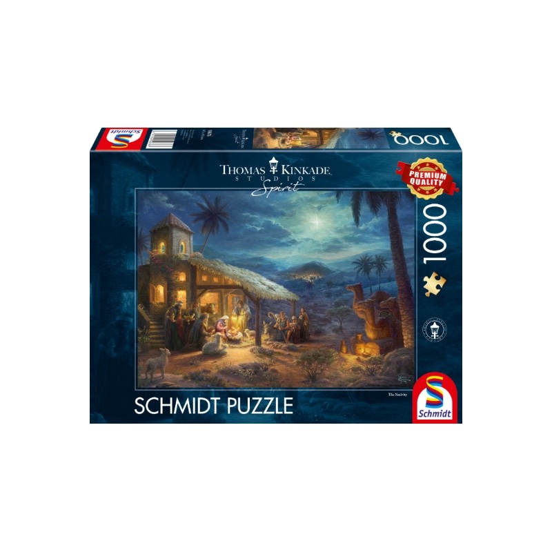 Schmidt - Puzzle 1000 pièces - Spirit Crèche de Noel