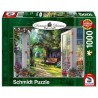 Schmidt - Puzzle 1000 pièces - Vue sur le jardin enchanté