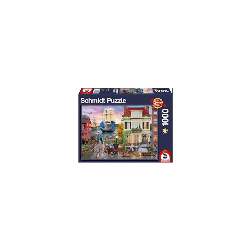 Schmidt - Puzzle 1000 pièces - Navire dans le port