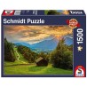 Schmidt - Puzzle 1500 pièces - Coucher de soleil sur Wamberg