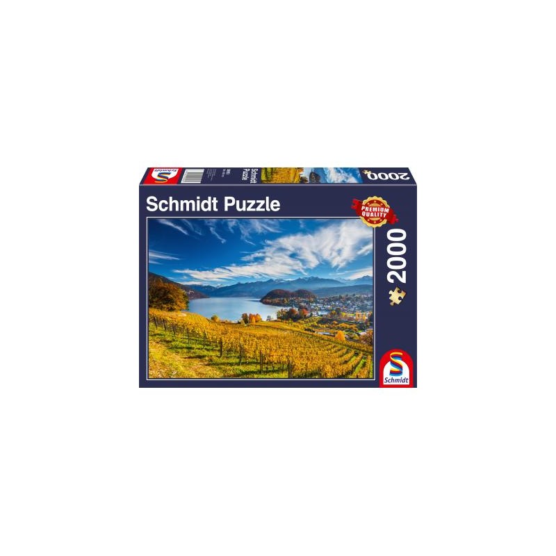 Schmidt - Puzzle 2000 pièces - Vignobles