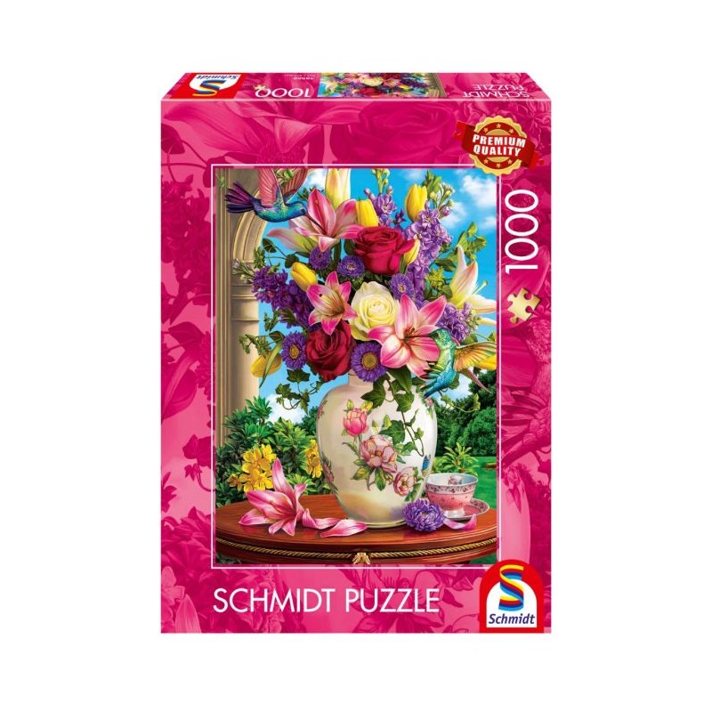 Schmidt - Puzzle 1000 pièces - Bouquet de fleurs