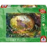 Schmidt - Puzzle 1000 pièces - Chateau de conte de fée dans la forêt