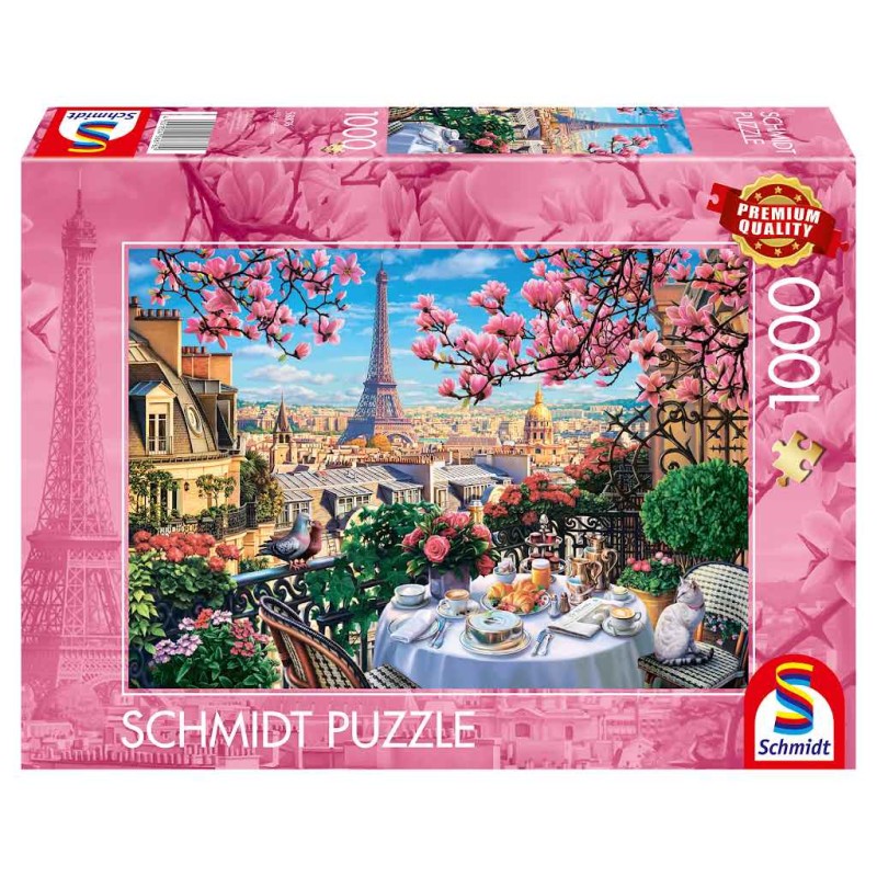 Schmidt - Puzzle 1000 pièces - Petit dejeuner à Paris