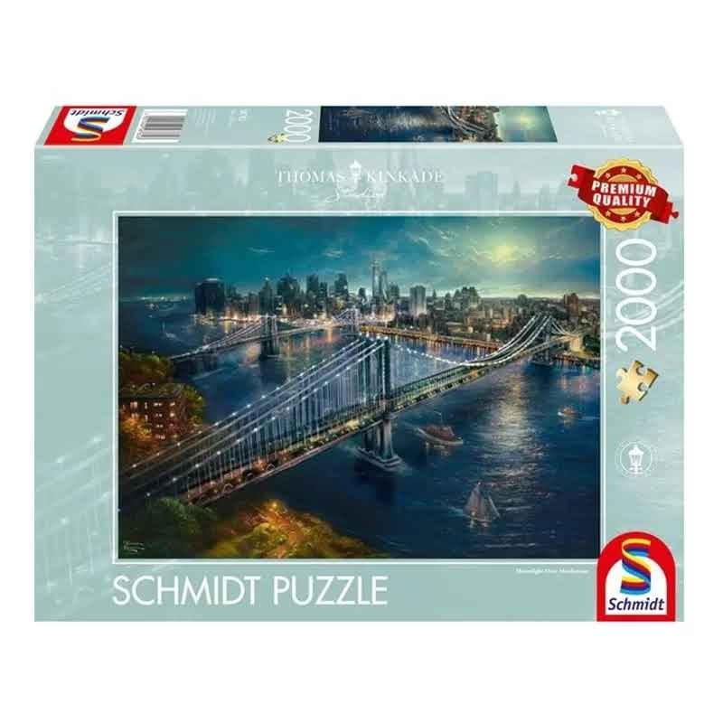 Schmidt - Puzzle 2000 pièces - Clair de lune à Manhattan