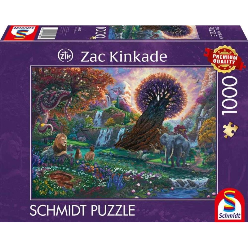 Schmidt - Puzzle 1000 pièces - Le jardin d'Eden