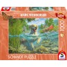 Schmidt - Puzzle 1000 pièces - Labrador sable à la pêche