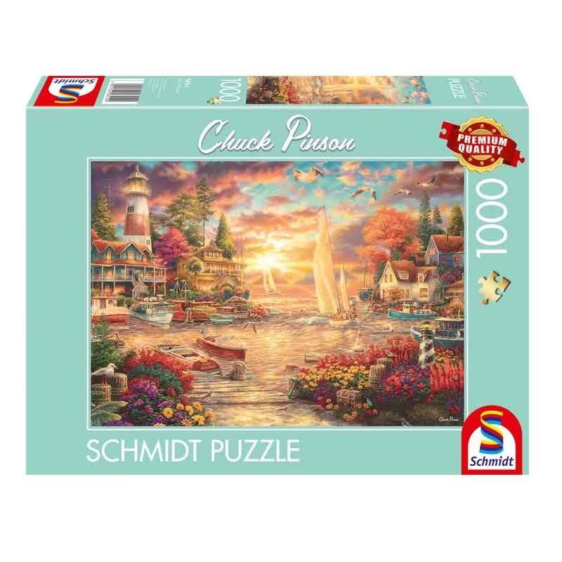 Schmidt - Puzzle 1000 pièces - Matin sur le lac