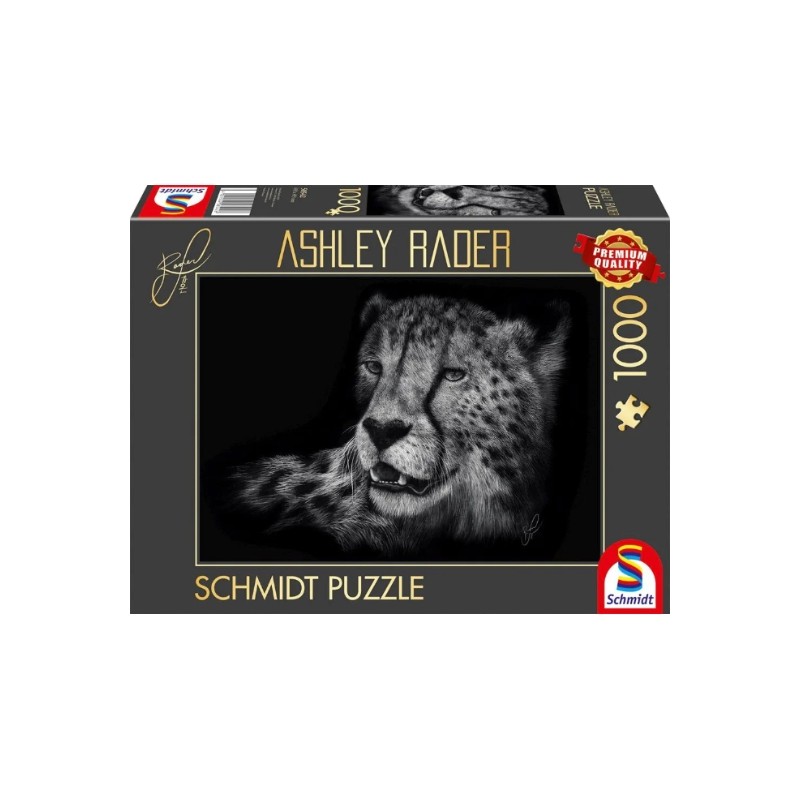 Schmidt - Puzzle 1000 pièces - Guépard sous le signe de la grâce