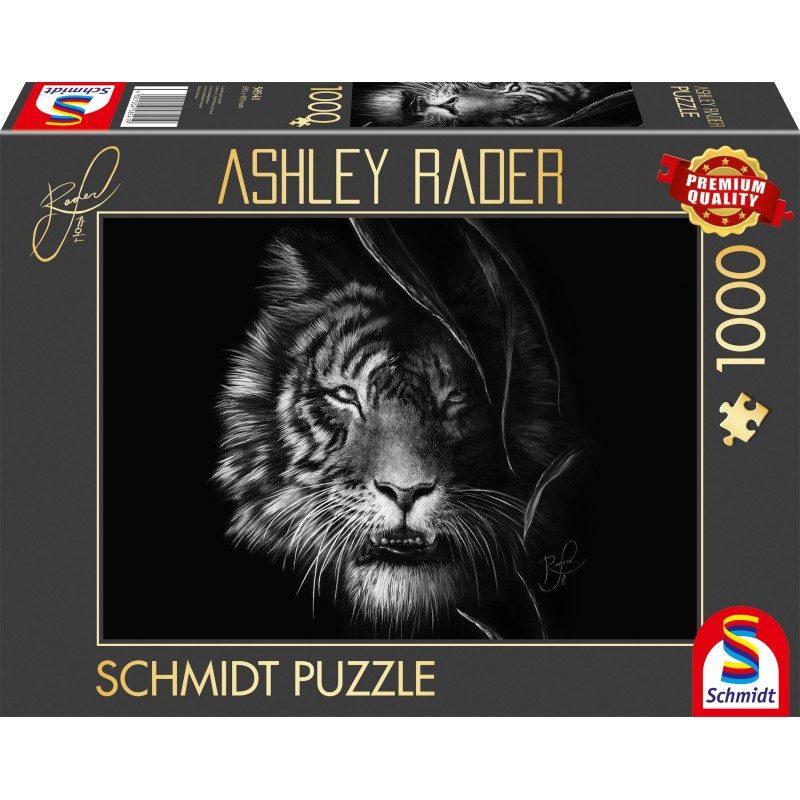 Schmidt - Puzzle 1000 pièces - Tigre sous le signe de la liberté