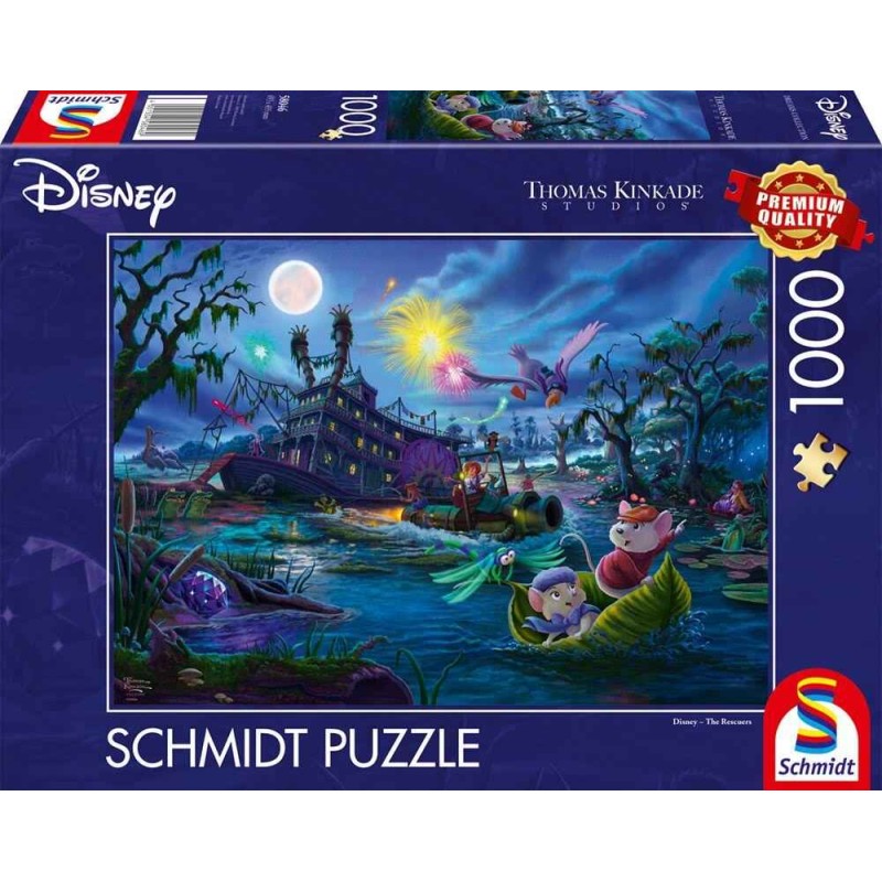 Schmidt - Puzzle 1000 pièces - Les aventures de Bernard et Bianca