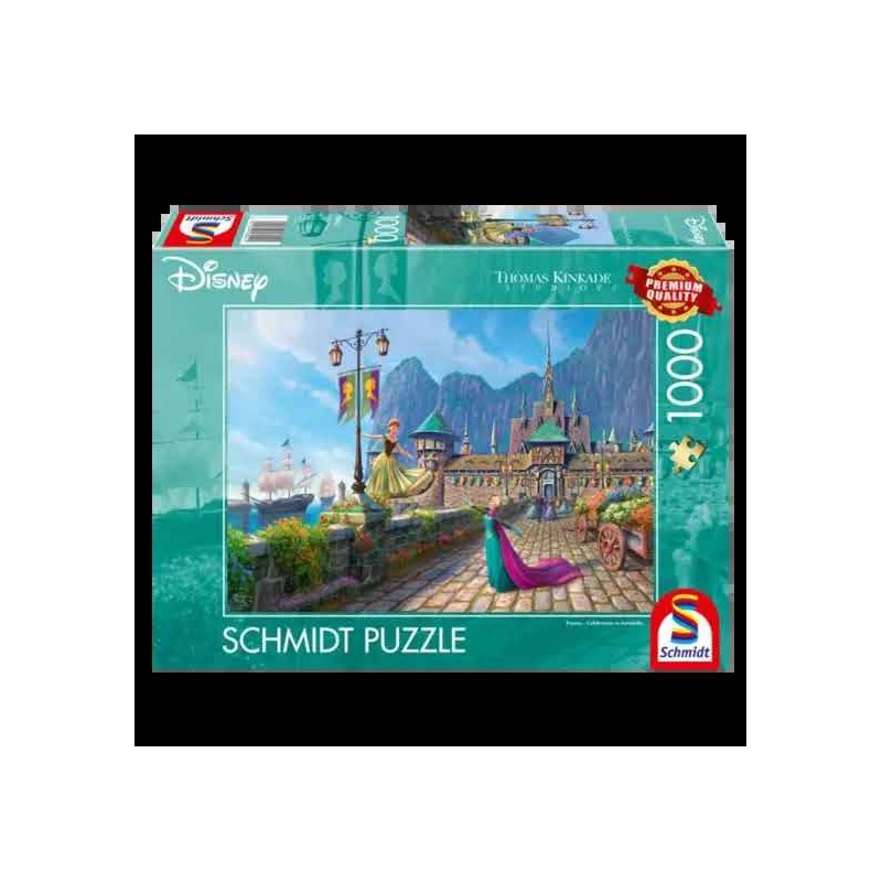 Schmidt - Puzzle 1000 pièces - La Reine des neiges - Célébration d'Arendelle