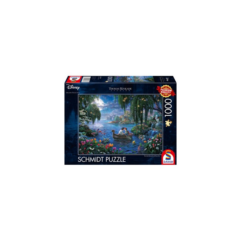 Schmidt - Puzzle 1000 pièces - La petite sirène et le prince Eric