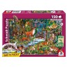 Schmidt - Puzzle 150 pièces - Animaux des forêts d'europe