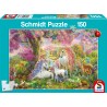 Schmidt - Puzzle 150 pièces - La famille de licornes