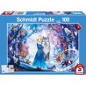 Schmidt - Puzzle 100 pièces - Princesse dans la forêt d'hiver