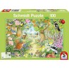 Schmidt - Puzzle 100 pièces - Les animaux de la forêt