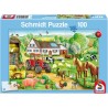 Schmidt - Puzzle 100 pièces - La ferme joyeuse