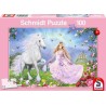 Schmidt - Puzzle 100 pièces - La princesse des licornes