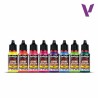 Vallejo - Set de 8 peintures acryliques - Fluorescent Fantasy