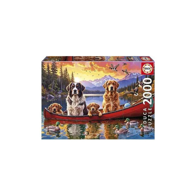Educa - Puzzle 2000 pièces - Dimanche avec les enfants