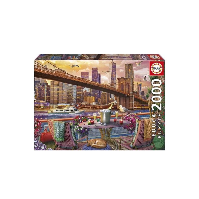 Educa - Puzzle 2000 pièces - Romance à New York
