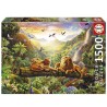 Educa - Puzzle 1500 pièces - Le pont de l'arbre du lion