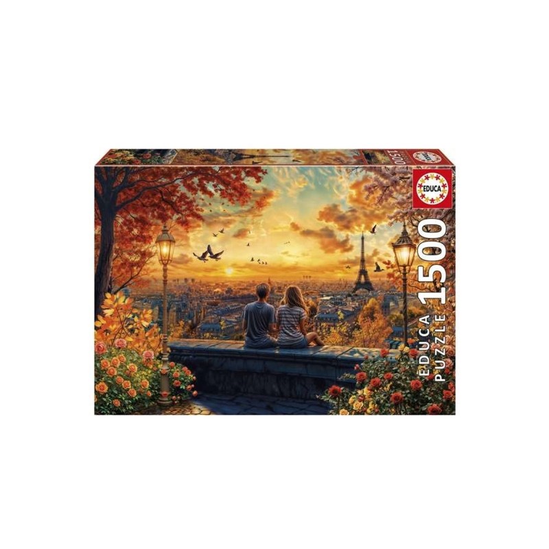 Educa - Puzzle 1500 pièces - Amoureux à Paris