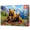 Educa - Puzzle 1000 pièces - Les grizzlis au canada