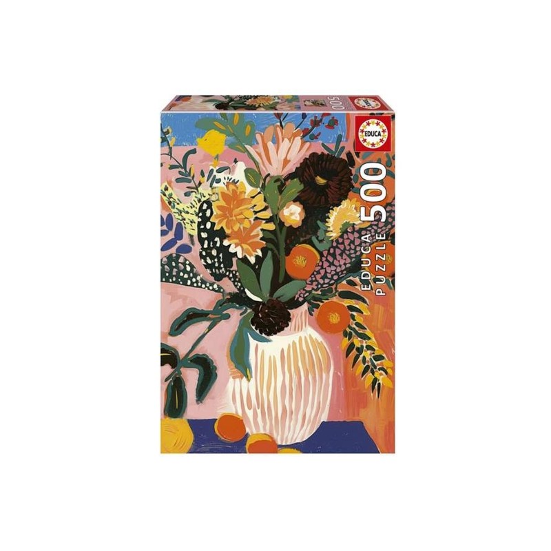 Educa - Puzzle 500 pièces - Fleur bohème