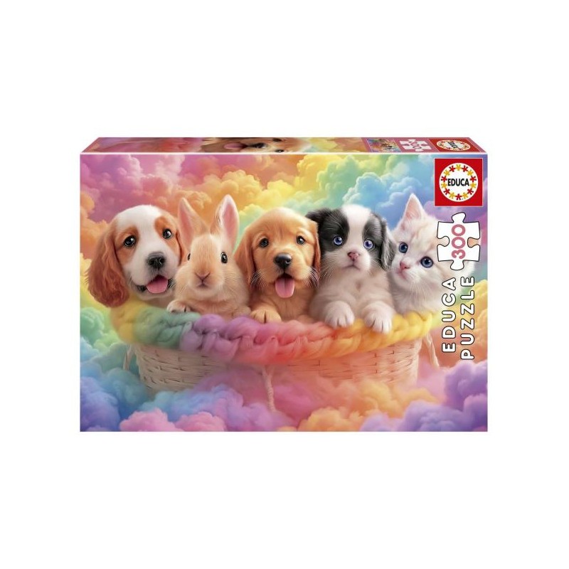 Educa - Puzzle 300 pièces - Copains du panier