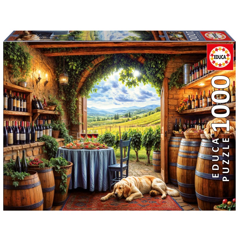 Educa - Puzzle 1000 pièces - Canes et Vinum