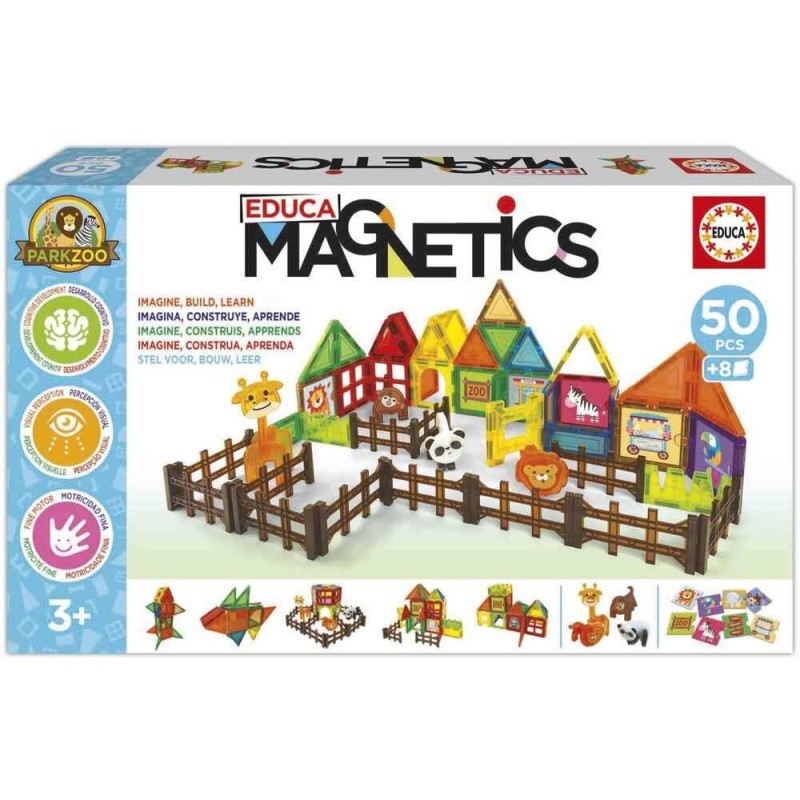 Educa - Magnetics - Park zoo 50 pièces