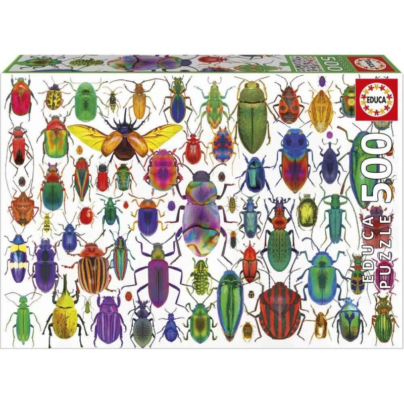 Educa - Puzzle 500 pièces - Les coléoptères