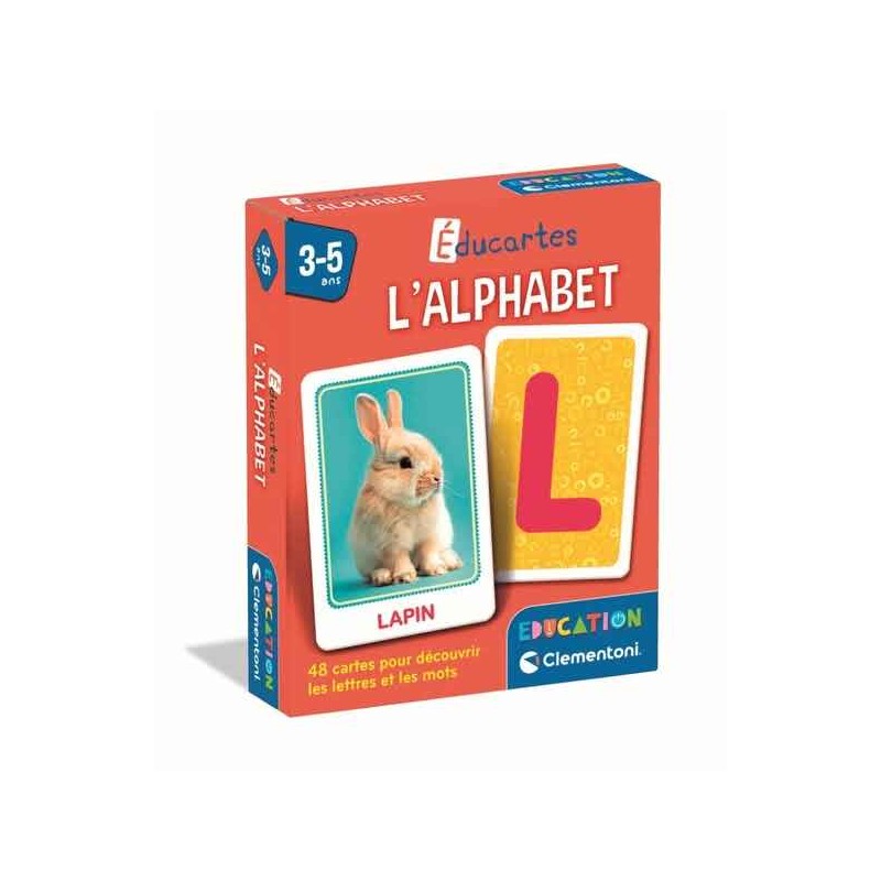 Clementoni - Educartes - L'alphabet