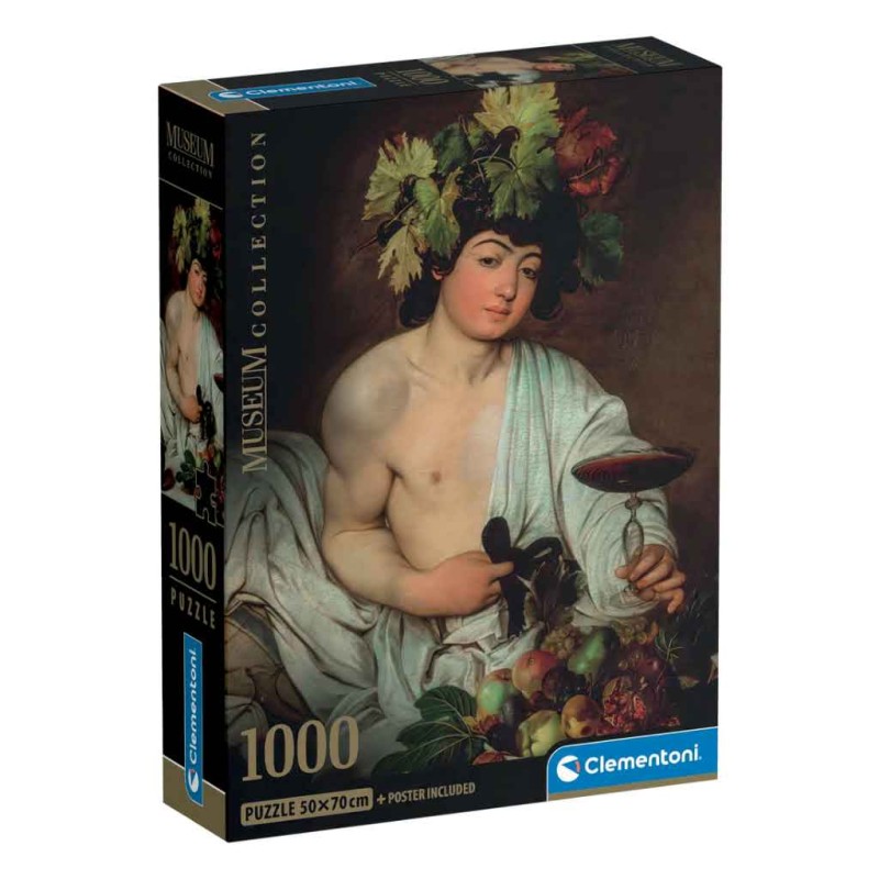 Clementoni - Puzzle 1000 pièces - Le Caravage Bacchus