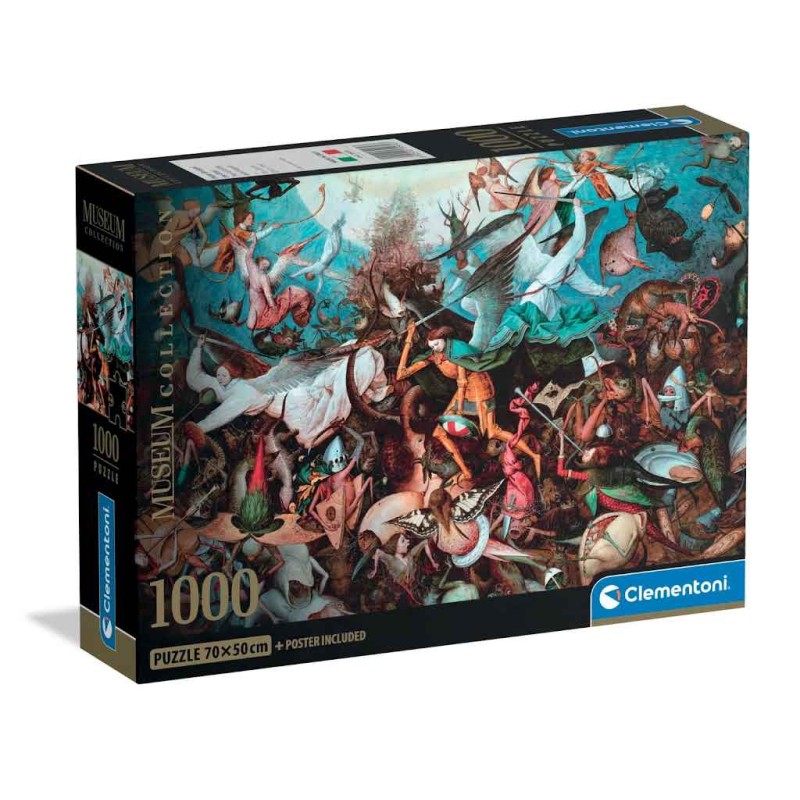 Clementoni - Puzzle 1000 pièces - La chute des anges rebelles