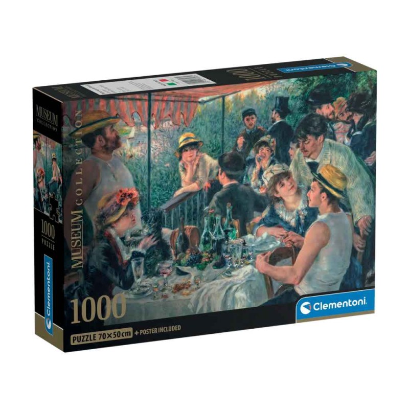 Clementoni - Puzzle 1000 pièces - Le déjeuner des canotiers