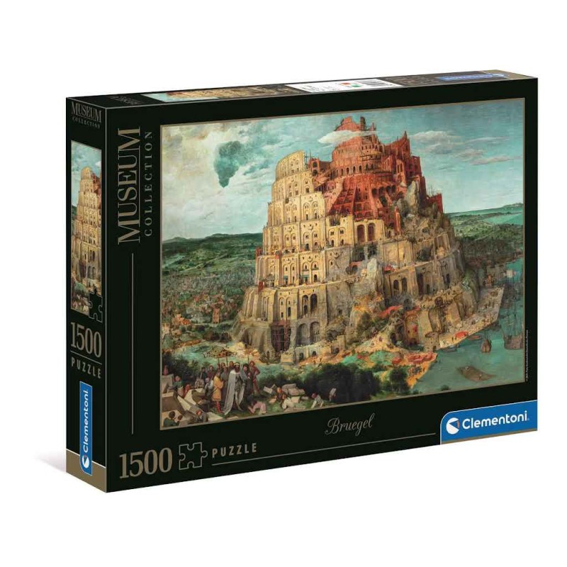 Clementoni - Puzzle 1500 pièces - Bruegel La Tour de Babel